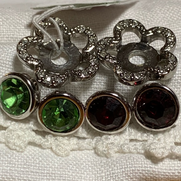 Lia Sophia Jewelry - L.Sophia flower jackets an earrings